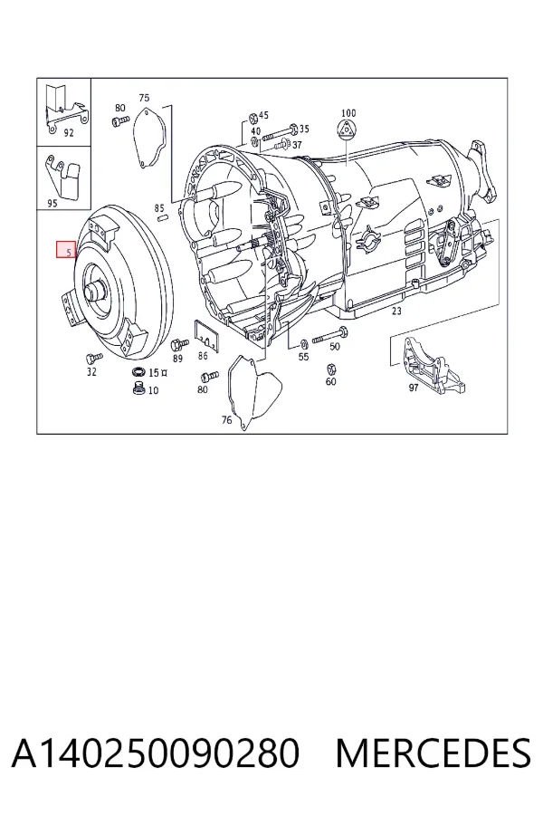 A1402500902 Mercedes Передача гідромеханічна (ГМП)