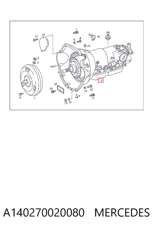 Купити A1402700200 Mercedes АКПП в зборі (автоматична коробка передач)