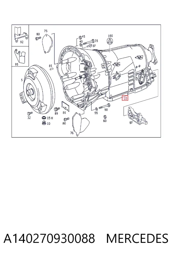Купити A1402709300 Mercedes АКПП в зборі (автоматична коробка передач)