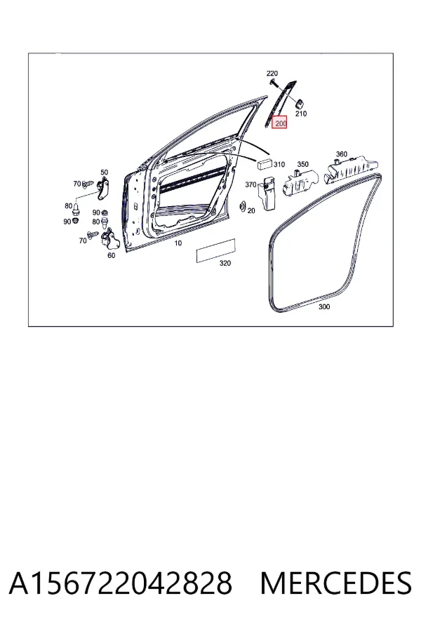  Mercedes A1567220428 ціна, від 43.17 USD