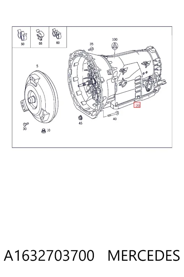 АКПП A1632703700 Mercedes