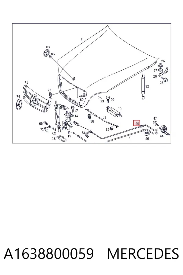  A1638800059 Mercedes