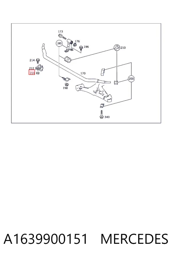  A1639900151 Mercedes
