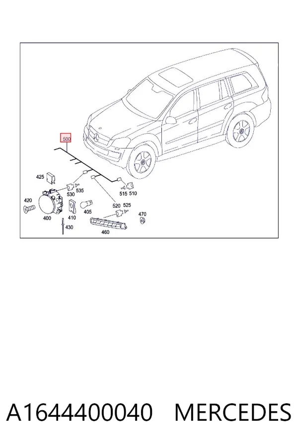  A1644400040 Mercedes
