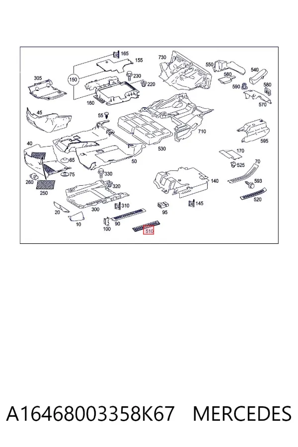  Mercedes A1646800335