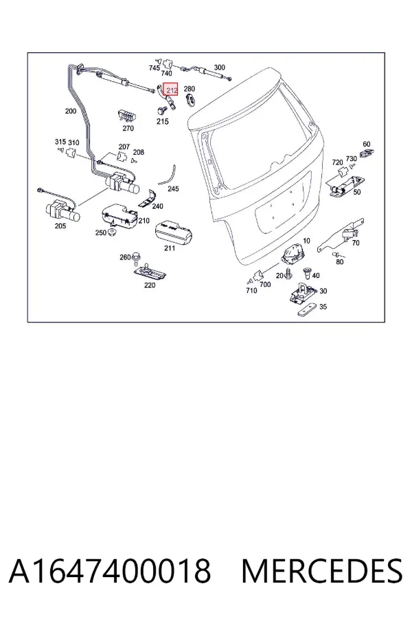  A1647400018 Mercedes