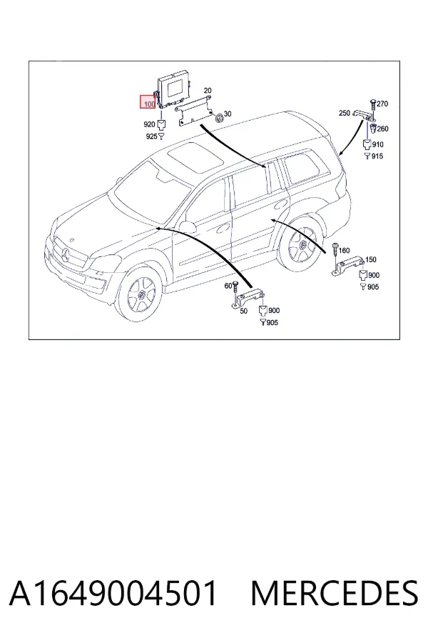  A1649004501 Mercedes