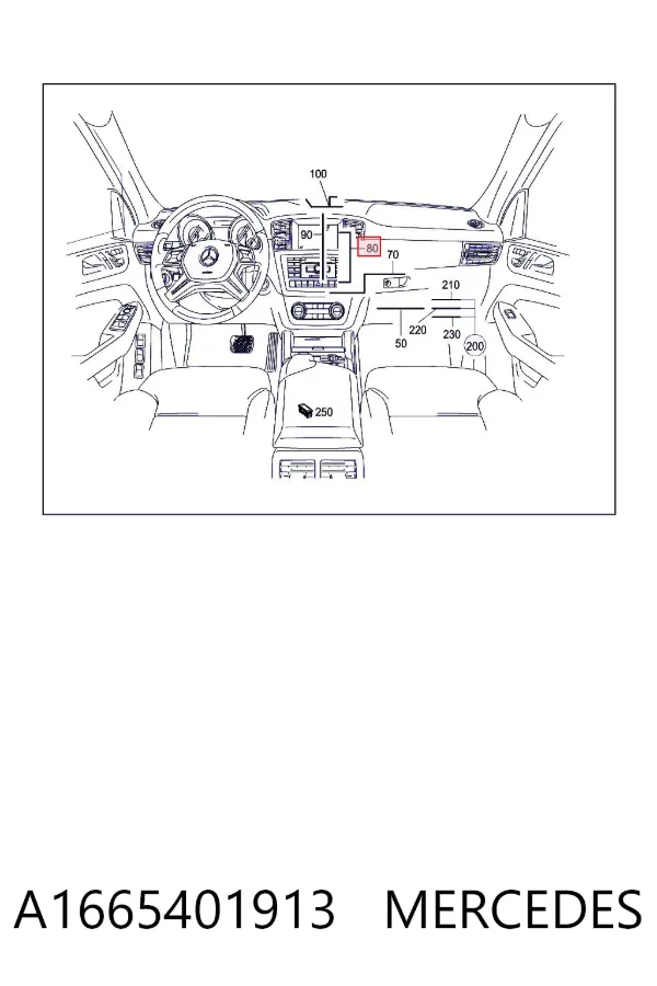  A1665401913 Mercedes