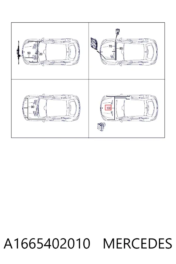  A1665402010 Mercedes