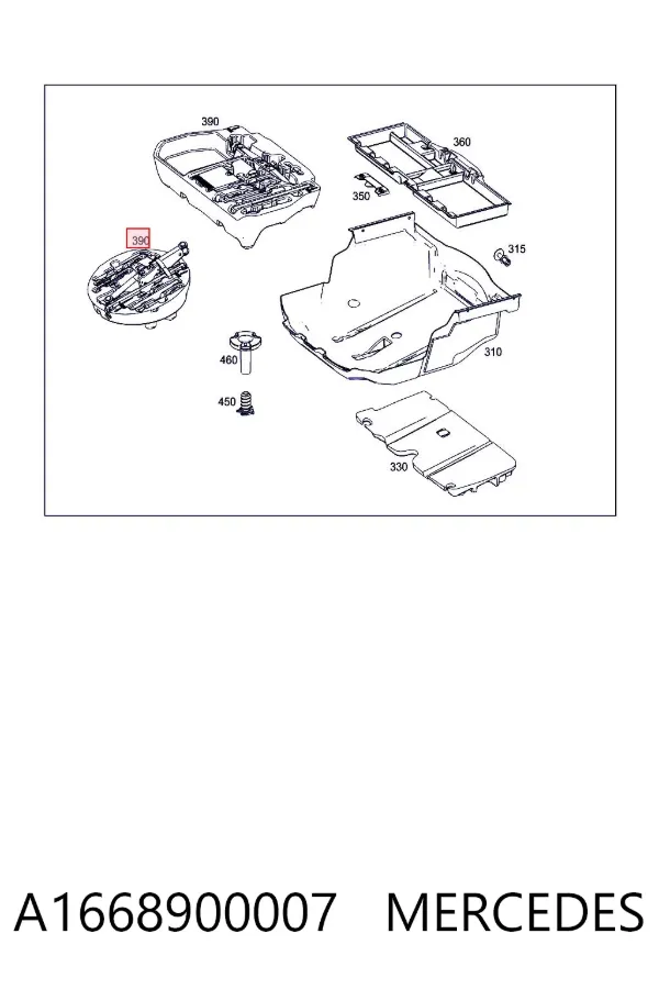 A1668900007 Mercedes