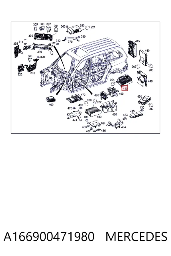 A1669004719 Mercedes 