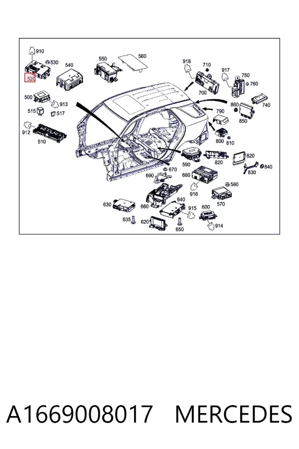  A1669008017 Mercedes