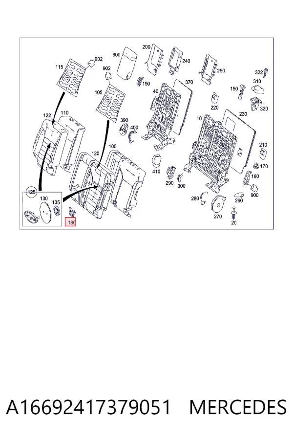  Mercedes A1669241737