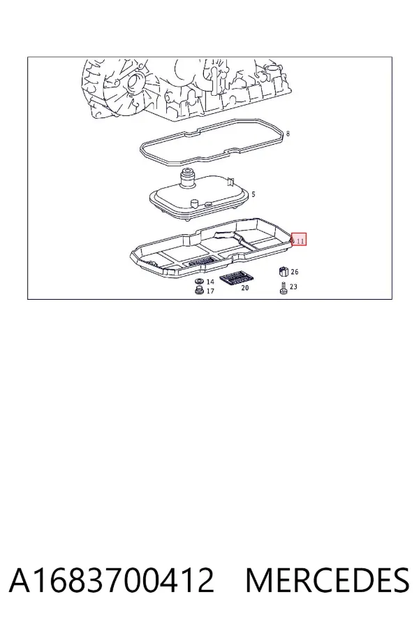  A1683700412 Mercedes