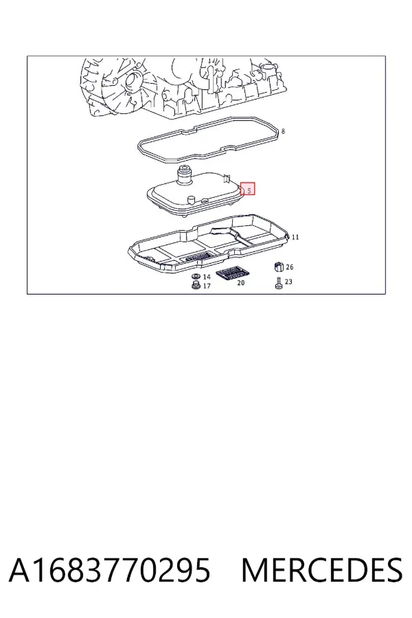 Фільтр АКПП A1683770295 Mercedes