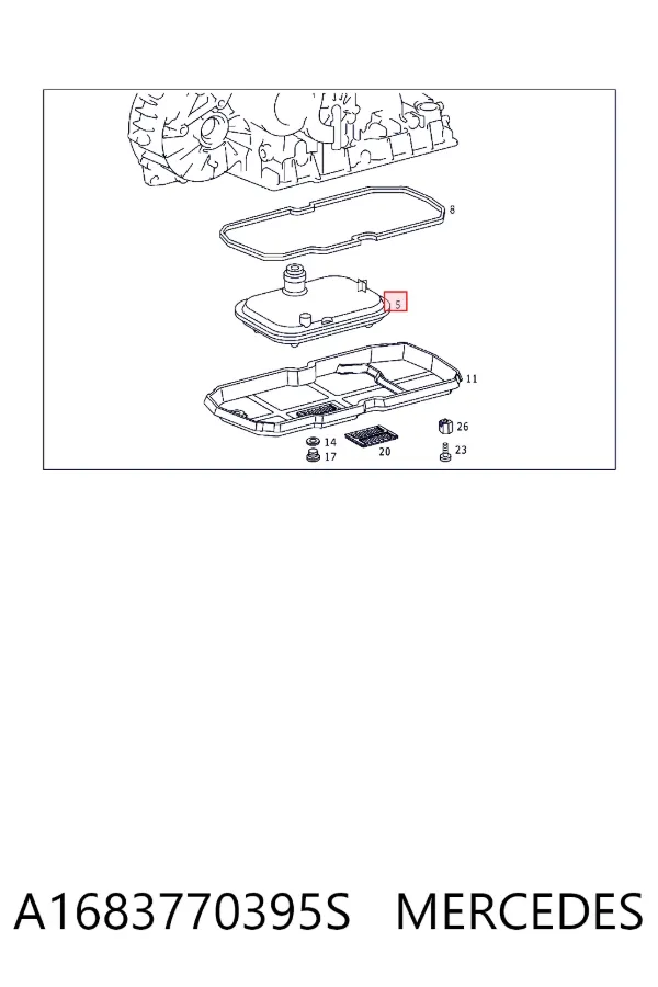 Фільтр АКПП A1683770395S Mercedes