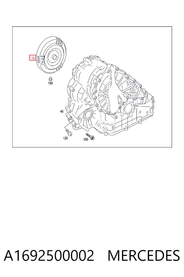 Гідротрансформатор АКПП A1692500002 Mercedes