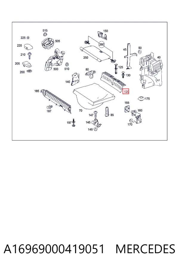 A1696900041 Mercedes 