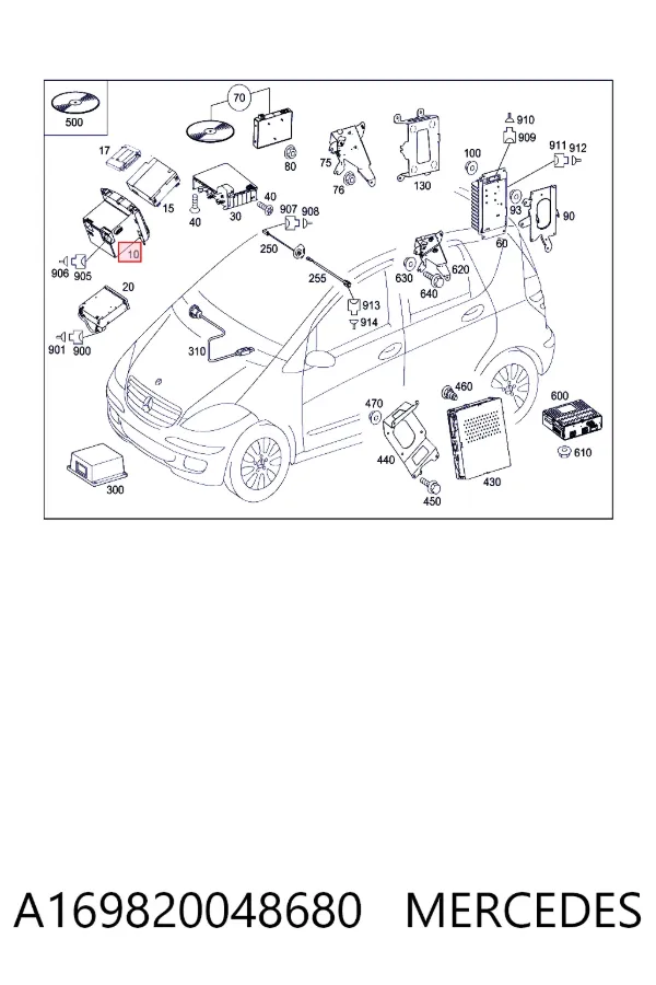 Mercedes A1698200486
