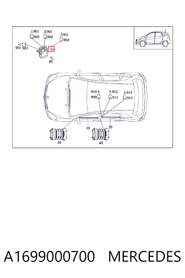  A1699000700 Mercedes