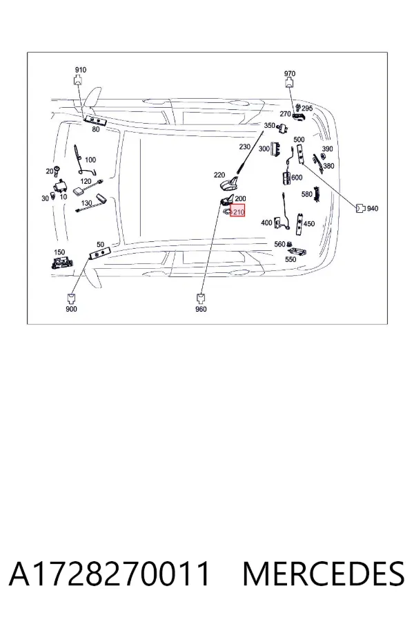  A1728270011 Mercedes