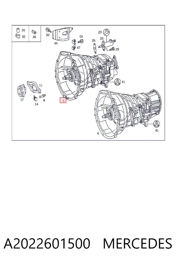 Коробка передач A2022601500 Mercedes