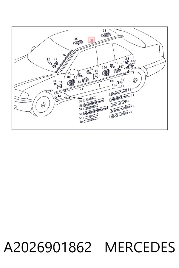  A2026901862 Mercedes