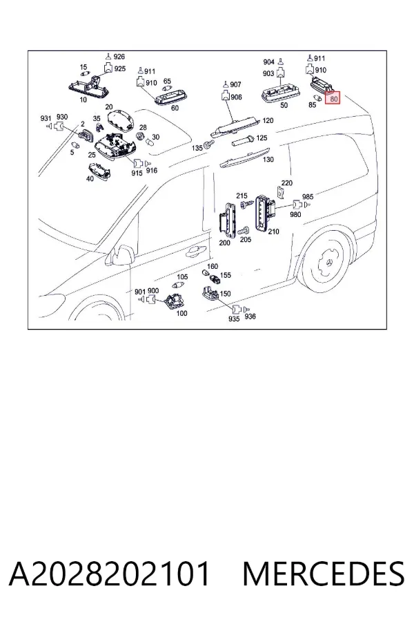  A2028202101 Mercedes