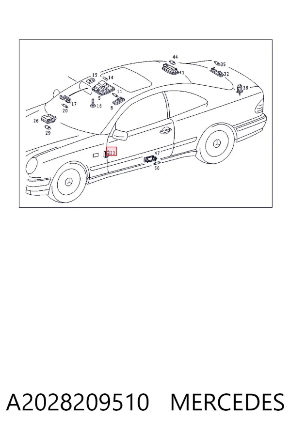  A2028209510 Mercedes