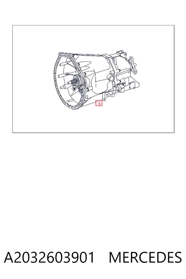 Коробка передач A2032603901 Mercedes