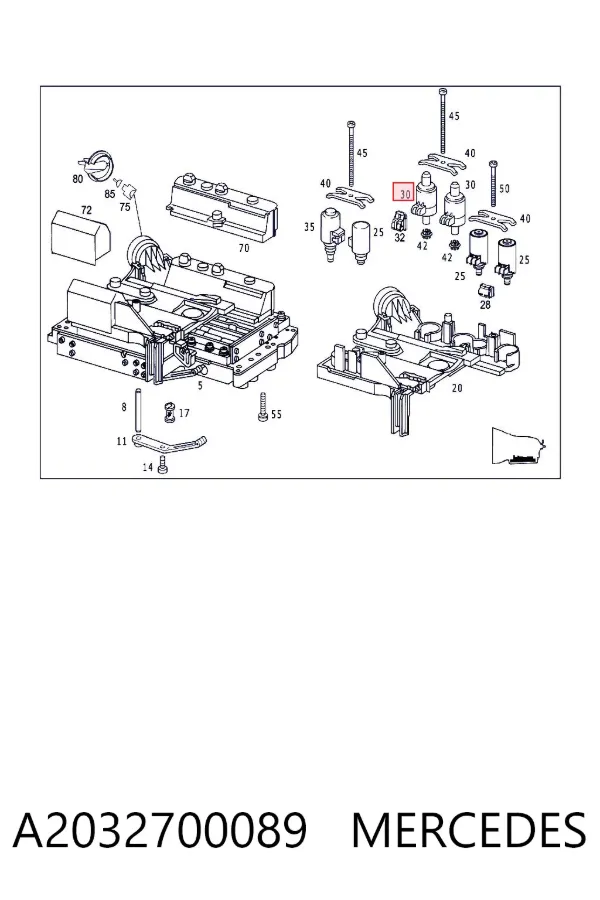 Соленоїд АКПП A2032700089 Mercedes