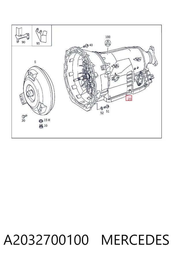 АКПП A2032700100 Mercedes