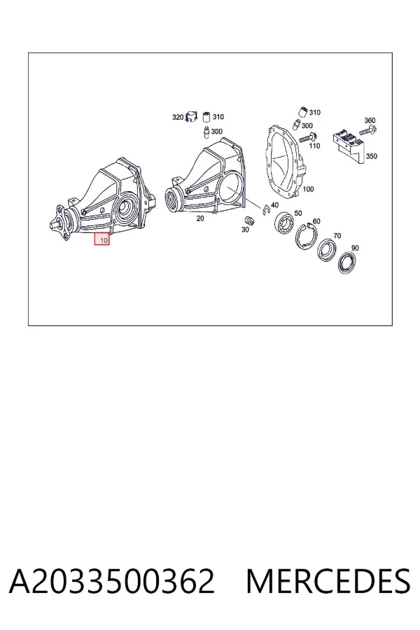  A2033500362 Mercedes