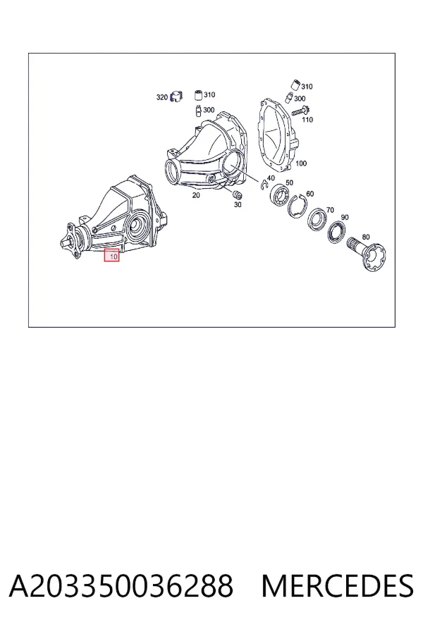  A203350036288 Mercedes
