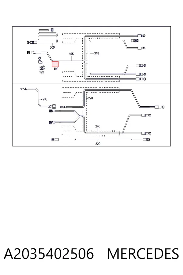 A2035402506 Mercedes