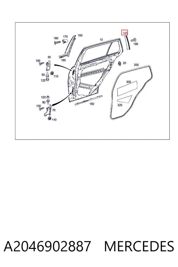  A2046902887 Mercedes