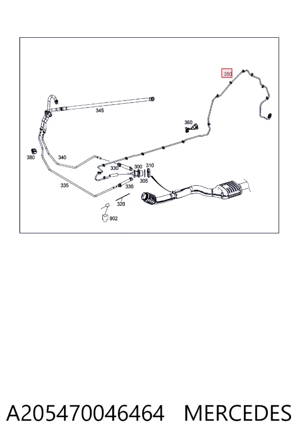  Mercedes A2054700464