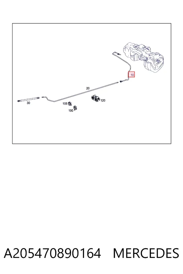  Mercedes A2054708901 ціна, від 30.41 USD