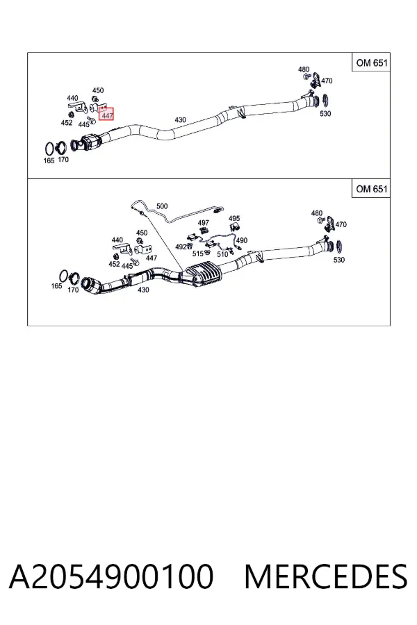  A2054900100 Mercedes