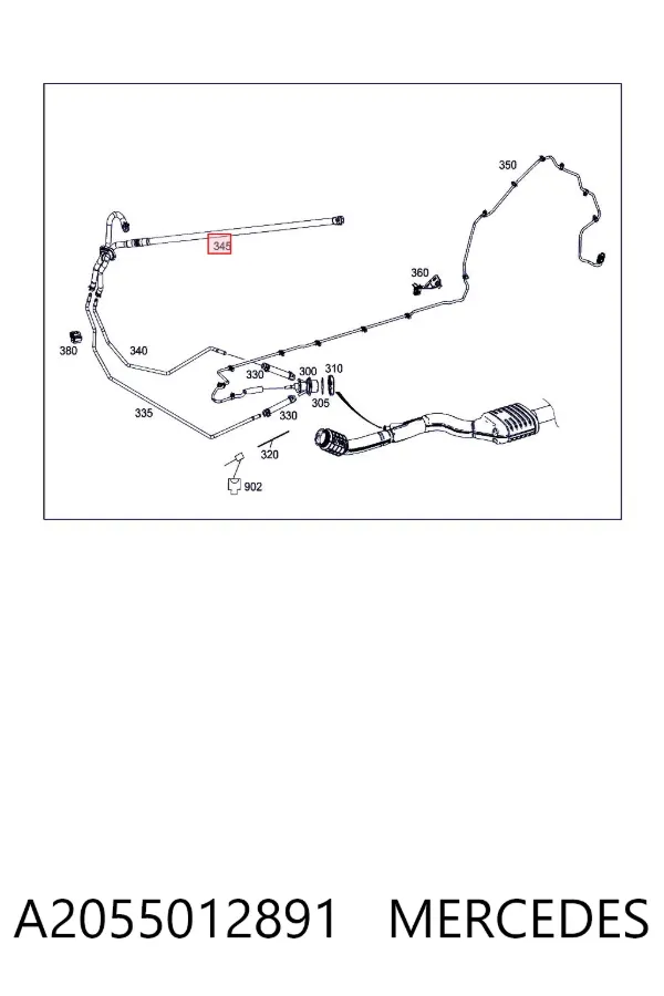  A2055012891 Mercedes