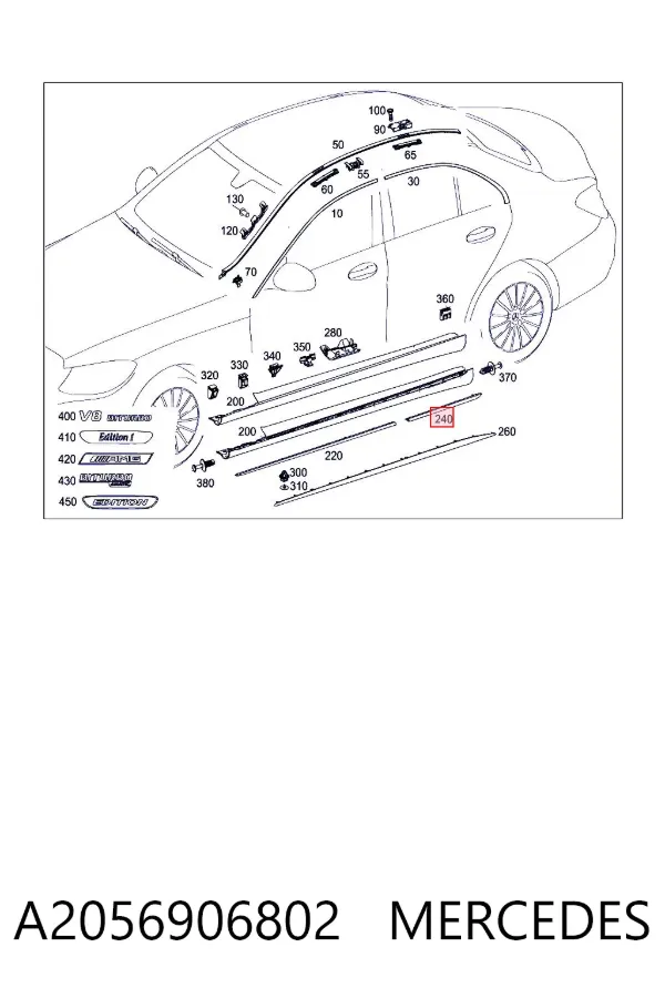  A2056906802 Mercedes