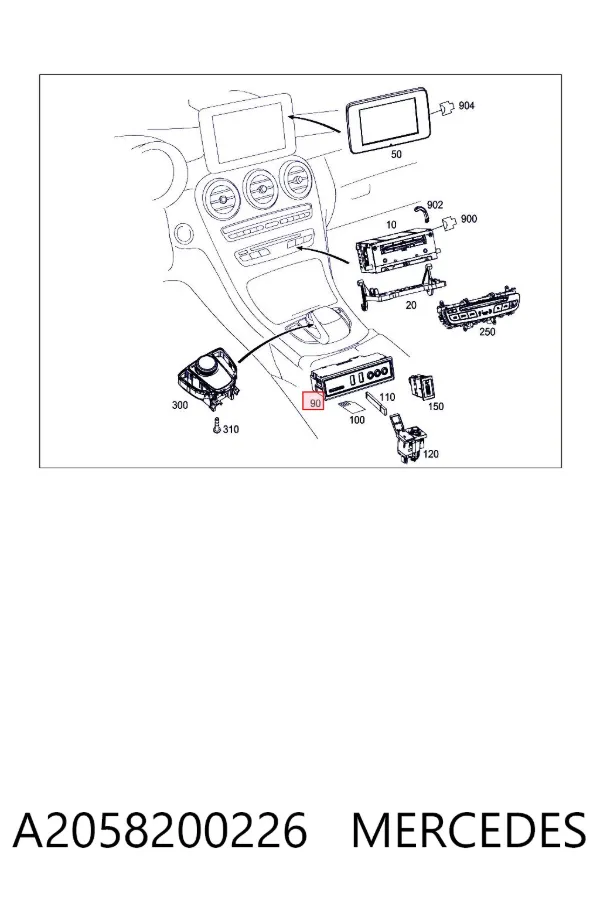  A2058200226 Mercedes