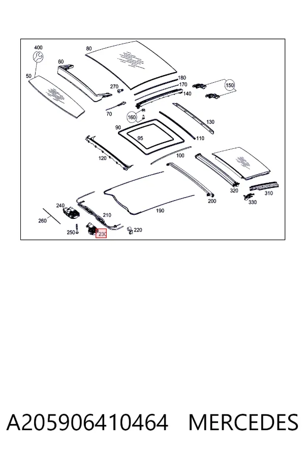  Mercedes A2059064104