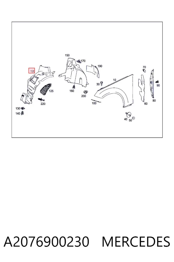  A2076900230 Mercedes