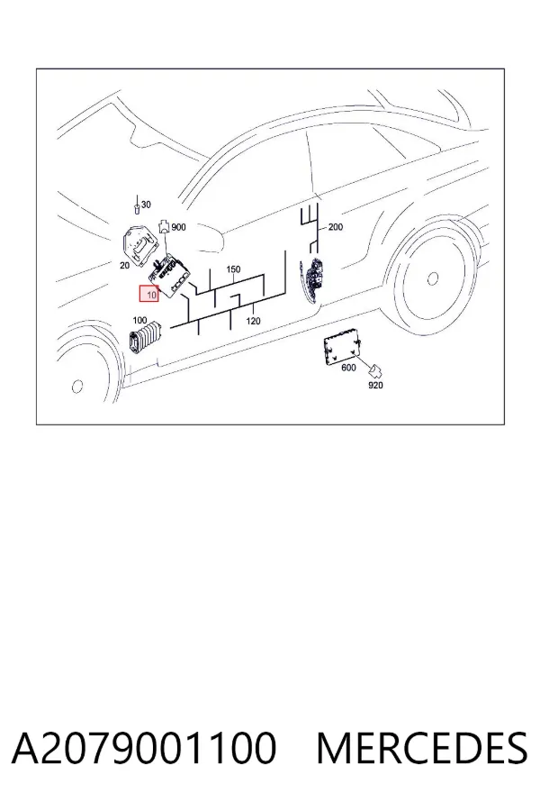  A2079001100 Mercedes