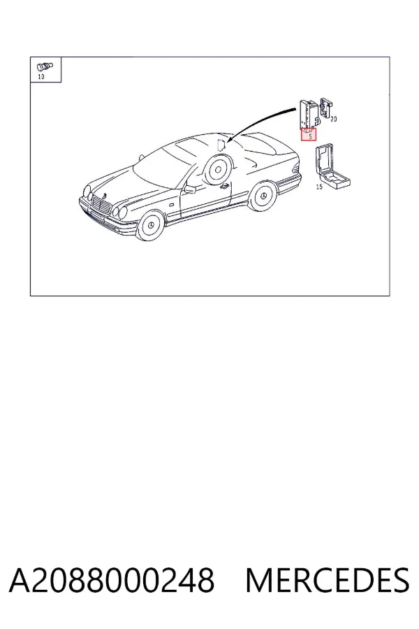 Насос пневматичної системи кузова A2088000248 Mercedes