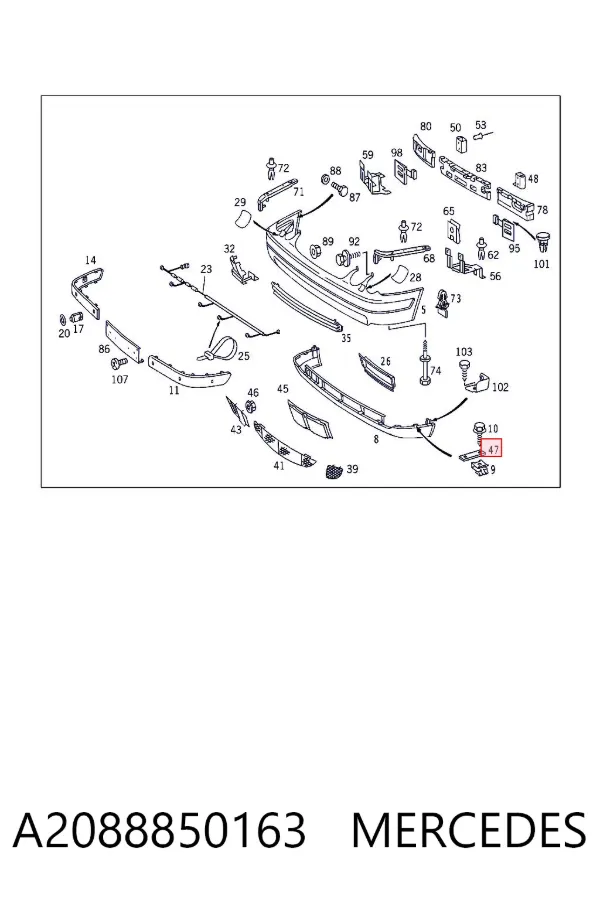  A2088850163 Mercedes