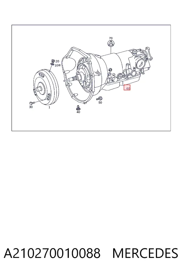Купити A2102700100 Mercedes АКПП в зборі (автоматична коробка передач)