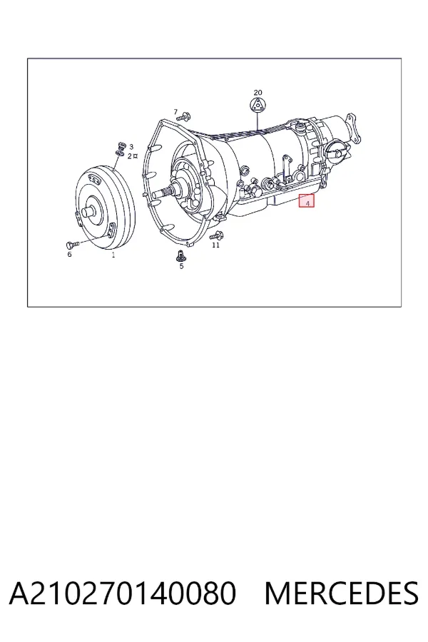 Купити A2102701400 Mercedes АКПП в зборі (автоматична коробка передач)