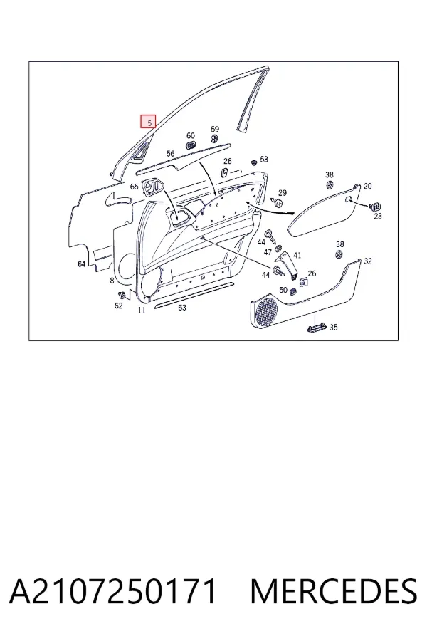  A2107250171 Mercedes